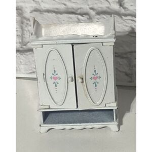 *1980 Mattel The Littles Armoire Wardrobe #1796-3099 Die-Cast Metal Hong Kong